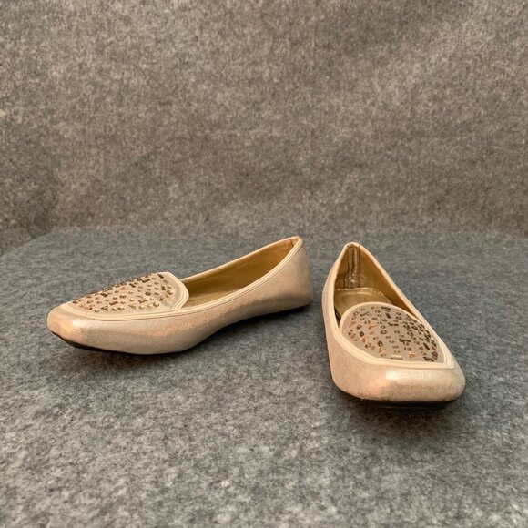 Ducati Women's Gold Slip On Loafer Shoes - Picture 3 of 10